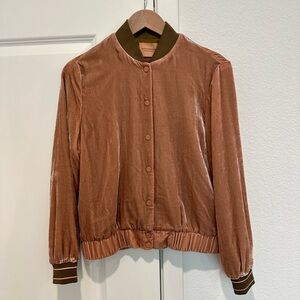 Scotch & Soda Maison Scotch velvet bomber jacket